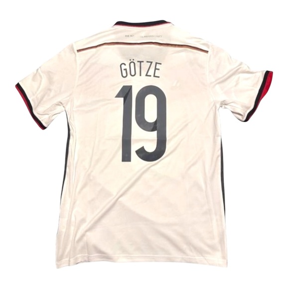 2014 World Cup final Germany final kit with final patch. Gotze soccer jersey. - Picture 2 of 3